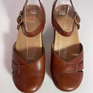 Dansko Margreta Cognac Mary Jane Clog size 9.5/40